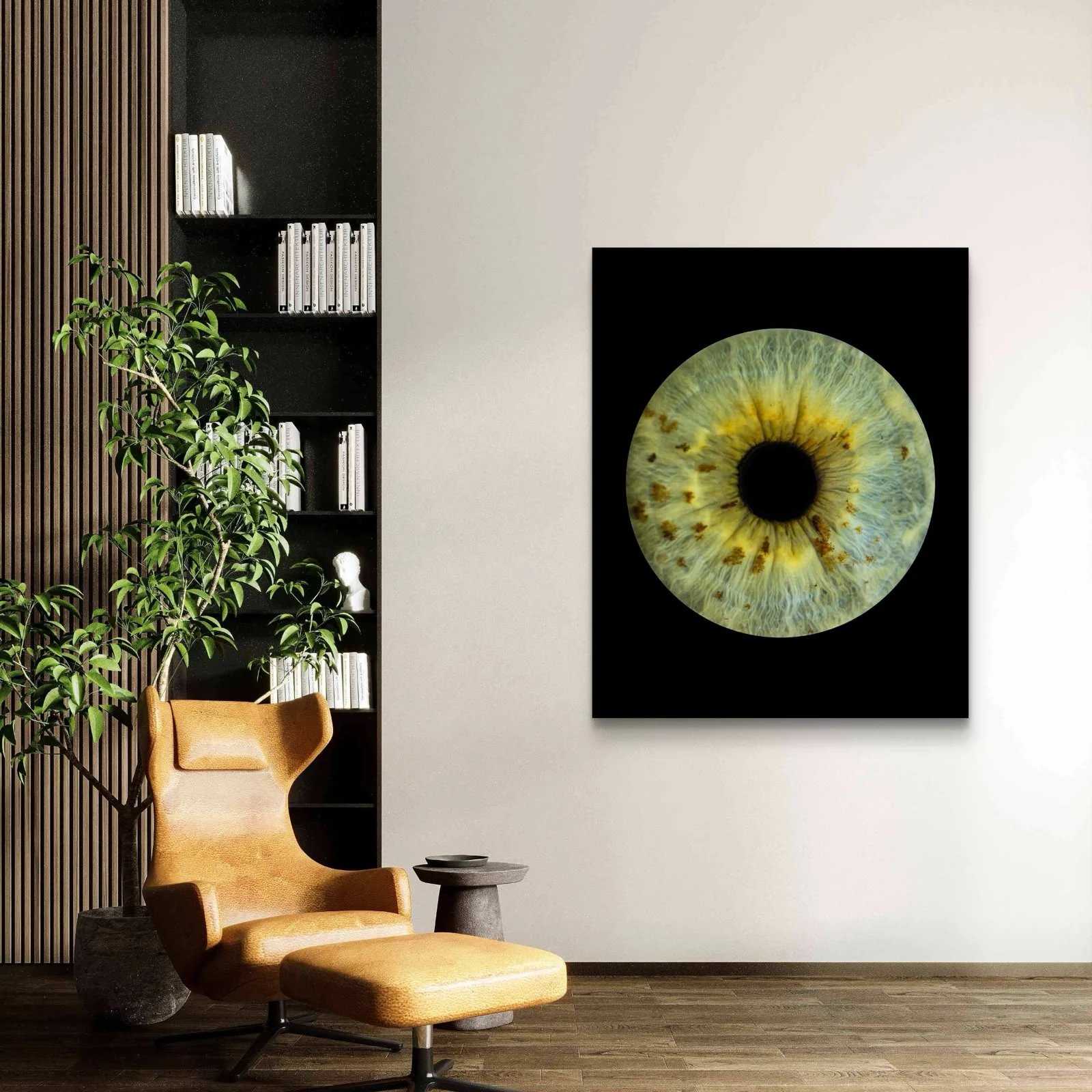 Mise en situation d’un tableau d’iris pour illustrer aluminium.